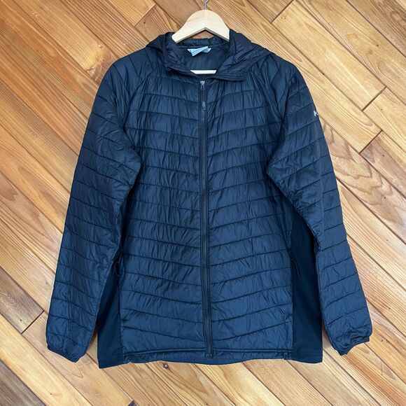 Columbia Black Light Weight Hooded Puffer - Picture 1 of 4